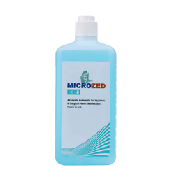 محلول ضدعفونی کننده دست میکروزد (Microzed) سری HD حجم 500 میلی‌لیتر