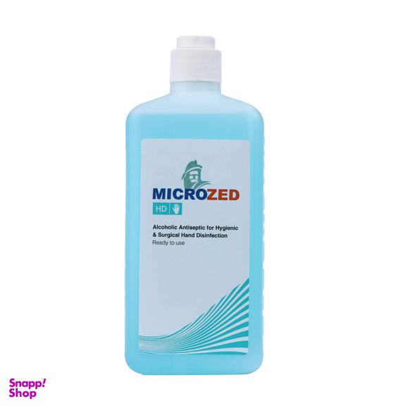 محلول ضدعفونی کننده دست میکروزد (Microzed) سری HD حجم 500 میلی‌لیتر