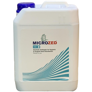 محلول ضدعفونی کننده دست میکروزد (Microzed) سری HD حجم 5000 میلی‌لیتر