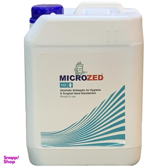 محلول ضدعفونی کننده دست میکروزد (Microzed) سری HD حجم 5000 میلی‌لیتر