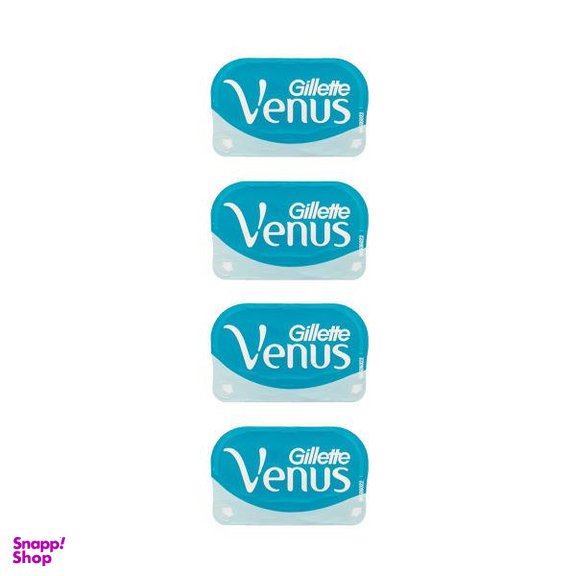 یدک اصلاح ژیلت (Gillette) مدل venus smooth بسته 4 عددی