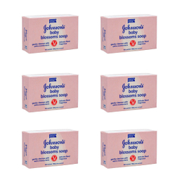 صابون کودک جانسون (Johnson) مدل Blossoms Soap وزن 100 گرم بسته 6 عددی