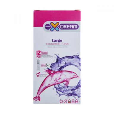 کاندوم ایکس دریم (XDream) مدل Largo بسته 12 عددی