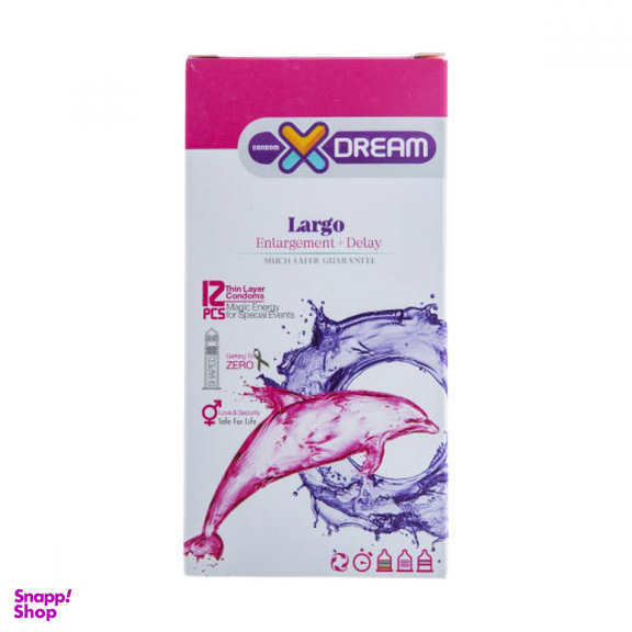 کاندوم ایکس دریم (XDream) مدل Largo بسته 12 عددی