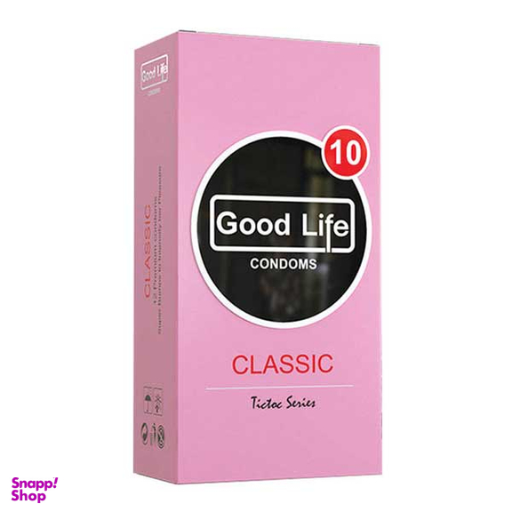کاندوم گودلایف (Good Life) سری لاو باکس مدل کلاسیک بسته 12 عددی