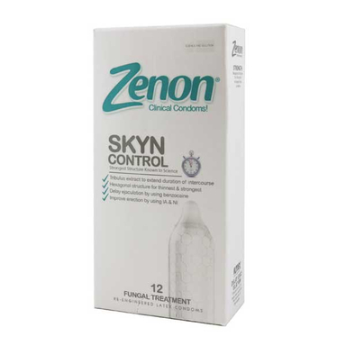 کاندوم زنون (Zenon) مدل SKYN CONTROL بسته 12 عددی