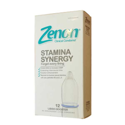 کاندوم زنون (Zenon) مدل STAMINA SYNERGY بسته 12 عددی
