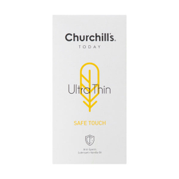 کاندوم چرچیلز (Churchills) مدل Ultra Thin بسته 12 عددی