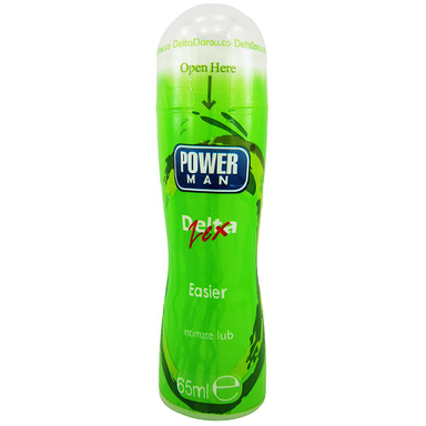 ژل روان کننده دلتا زکس (Delta Zex) سری Power Man مدل Easier حجم 60 میلی‌لیتر