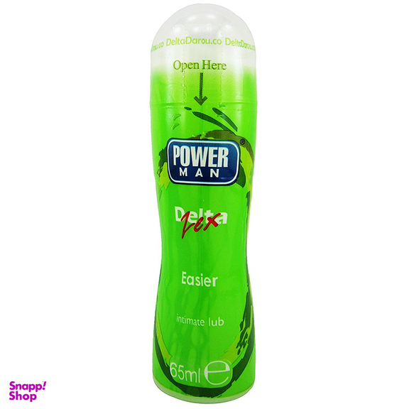 ژل روان کننده دلتا زکس (Delta Zex) سری Power Man مدل Easier حجم 60 میلی‌لیتر