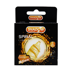 کاندوم شادو (Shadow) مدل spiral بسته 1 عددی