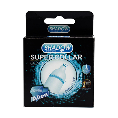 کاندوم شادو (Shadow) مدل Super Collar بسته 1 عددی
