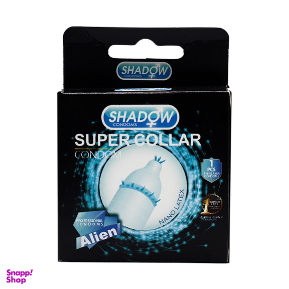 کاندوم شادو (Shadow) مدل Super Collar بسته 1 عددی