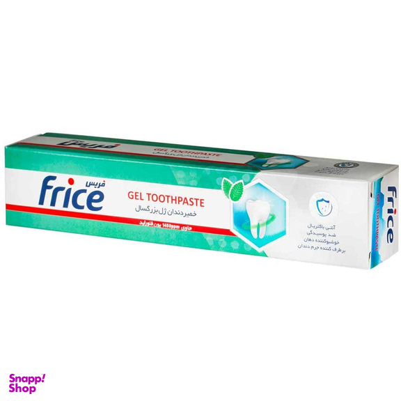 خمیر دندان ژل بزرگسال فریس (Frice) دارای یون فلوراید وزن 100 گرم