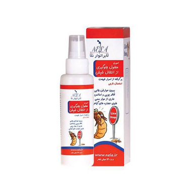 اسپری جلوگیری از انتقال شپش نلا (Nela) مدل Lice Stop حجم 120 میلی‌لیتر