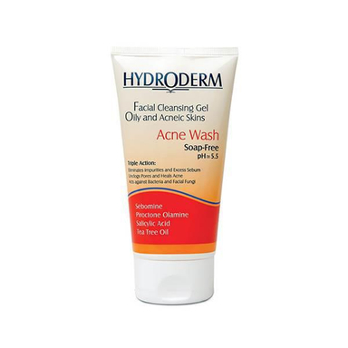 ژل شستشو هیدرودرم مدل Acne Wash مناسب پوست چرب و جوش دار حجم 150 میلی لیتر