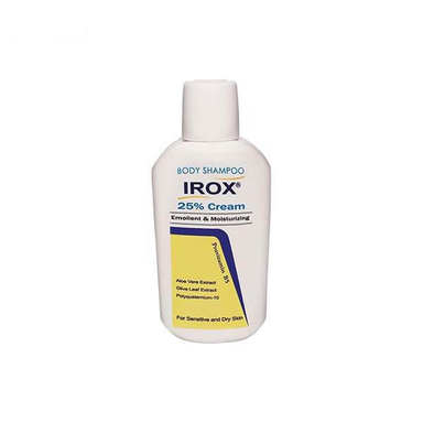 شامپو بدن ایروکس (Irox) مدل 25% Cream مناسب پوست حساس و خشک حجم 200 میلی‌لیتر
