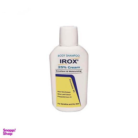 شامپو بدن ایروکس (Irox) مدل 25% Cream مناسب پوست حساس و خشک حجم 200 میلی‌لیتر