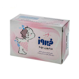 صابون ‌کودک فیروز حاوی لانولین و روغن نارگیل وزن 100 گرم