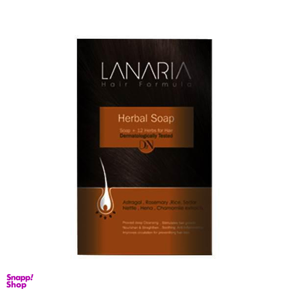 صابون مو لاناریا دکتر نوروزیان (Lanaria) مدل دوازده گیاه وزن 100 گرم