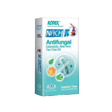 کاندوم ناچ کدکس (kodex) مدل Antifungal بسته 12 عددی