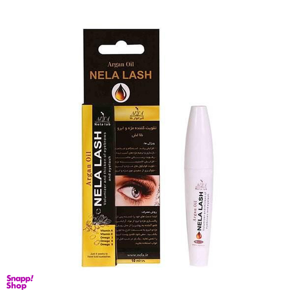 محلول تقویت کننده مژه و ابرو نلا (Nela) مدل Nela Lash حجم 10 میلی‌لیتر