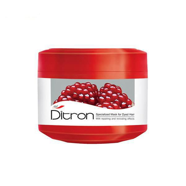 ماسک مو دیترون (Ditron) مدل انار مناسب موی رنگ شده حجم 400 میلی‌لیتر