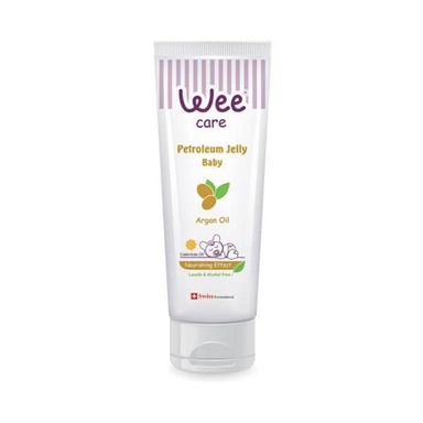 وازلین کودک وی کر (wee Care) مدل Petroleum Jelly حاوی روغن آرگان حجم 100 میلی‌لیتر