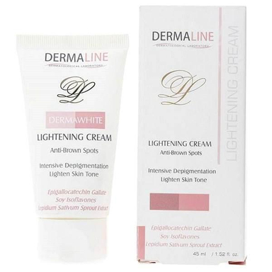 کرم روشن کننده درمالاین (Dermaline) مدل Anti Brown Spots حجم 45 میلی‌لیتر