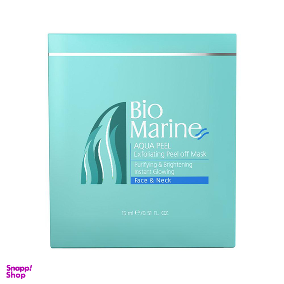 ماسک لایه بردار صورت و گردن بایو مارین (Bio Marine) مدل Aqua Peel حجم 15 میلی‌لیتر