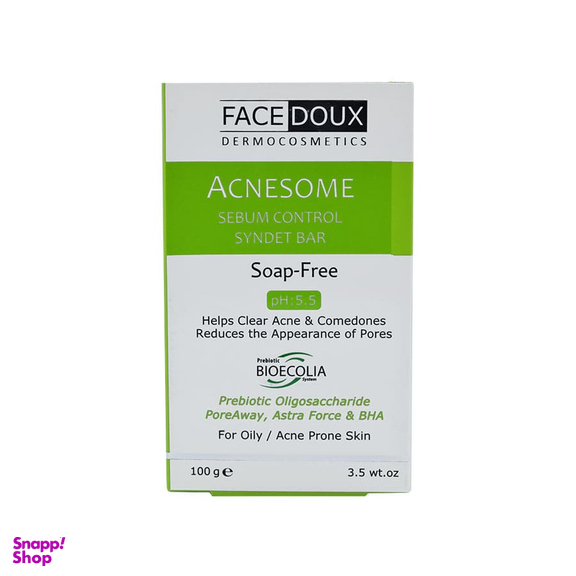 پن ضد آکنه فیس دوکس (Face Doux) سری ACNESOME مناسب پوست های چرب وزن 100 گرم