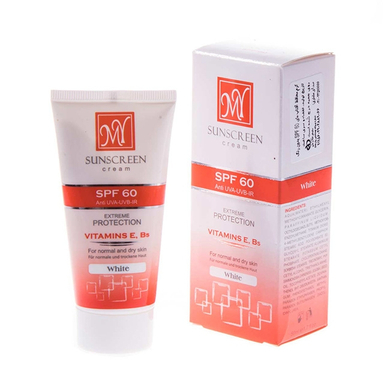کرم ضدآفتاب SPF60 بدون رنگ مای (MY) حجم 50 گرم