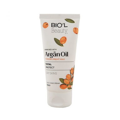 کرم مرطوب کننده دست و صورت بیول (Biol) مدل Argan Oil حجم 60 میلی‌ لیتر