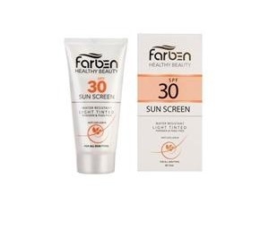 کرم ضد آفتاب SPF30 فاربن (Farben) مدل SPF30 حجم 50 میلی‌ لیتر