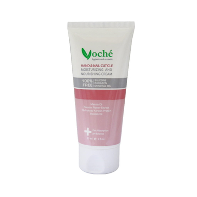 کرم مرطوب کننده و مغذی وچه (Voche) مدل Hand & Nail Cuticleحجم 60 میلی‌لیتر
