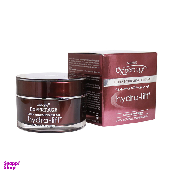 کرم مرطوب کننده و ضد چروک آردن سری Expert Age مدل Hydra Lift حجم 50 میلی‌ لیتر