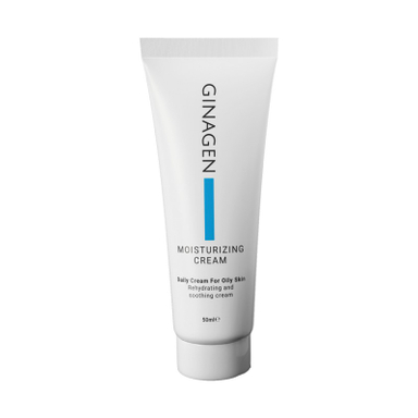 کرم مرطوب کننده ژیناژن (Ginagen) مناسب پوست چرب حجم 50 میلی‌لیتر