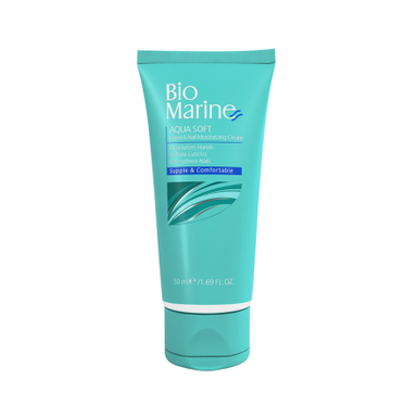 کرم مرطوب کننده دست و ناخن بایو مارین (Bio Marine) مدل Aqua Soft حجم 50 میلی‌لیتر