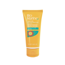 کرم ضدآفتاب رنگی بایو مارین (Bio Marine) مدل Aqua Sun 3in1 مناسب پوست خشک رنگ بژ روشن با SPF50 حجم 50 میلی‌لیتر