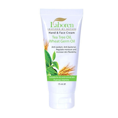 کرم دست و صورت تیوپی لابورن (Laboren) حاوی روغن درخت چای