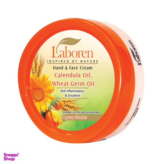 کرم دست و صورت کاسه‌ای لابورن (Laboren) حاوی عصاره همیشه بهار