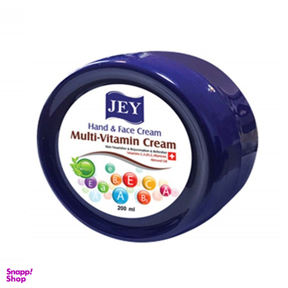 کرم جی (Jey) مدل Multi-Vitamin حجم 200 میلی‌لیتر