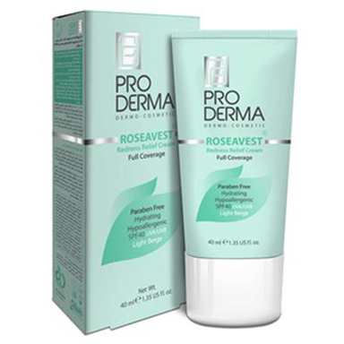 سی سی کرم پوشاننده و مرطوب کننده صورت پرودرما (Proderma) حجم 40 میلی‌لیتر