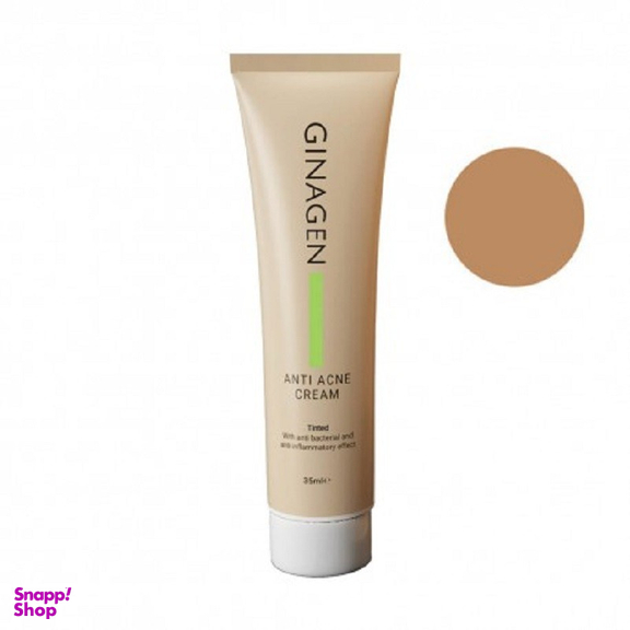 کرم ضد جوش رنگی ژیناژن (Ginagen) مدل Natural حجم 35 میلی‌لیتر
