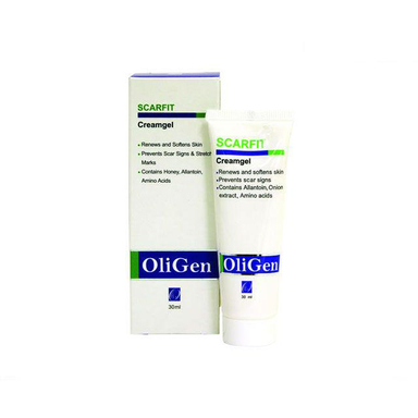 کرم ترمیم الی ژن (Oligen) مدل اسکارفیت حجم 30 میلی‌لیتر
