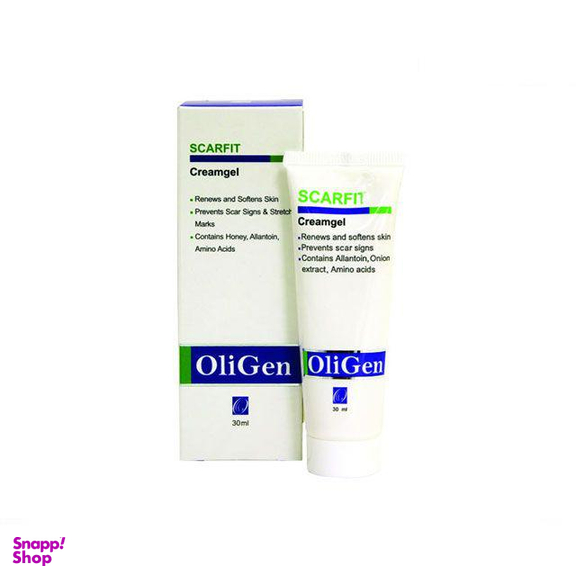 کرم ترمیم الی ژن (Oligen) مدل اسکارفیت حجم 30 میلی‌لیتر