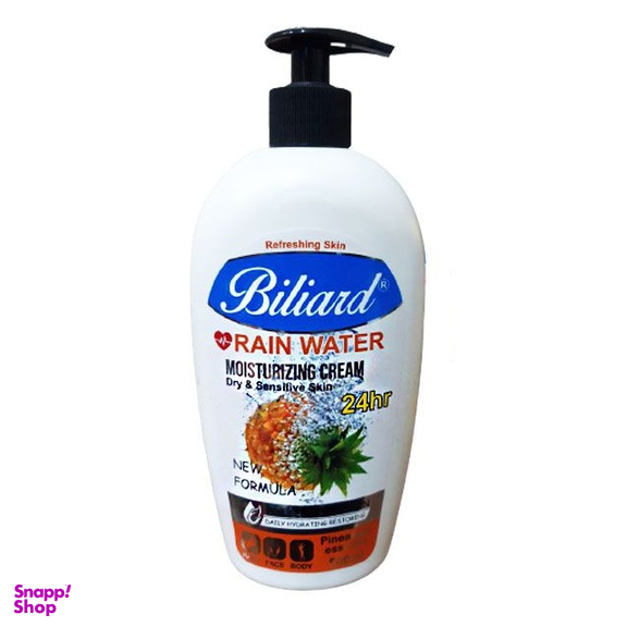 کرم آبرسان پمپی بیلیارد (Biliard) حاوی عصاره آناناس حجم 500 میلی‌لیتر
