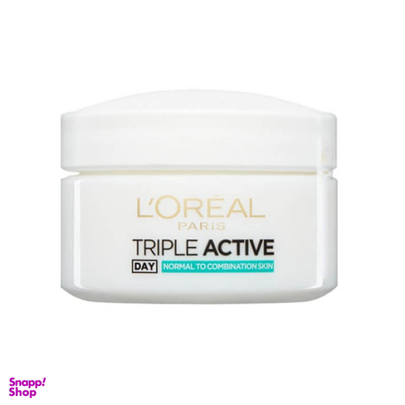 کرم آبرسان روز لورآل (Loreal) مدل Triple Active حجم 50 میلیلیتر