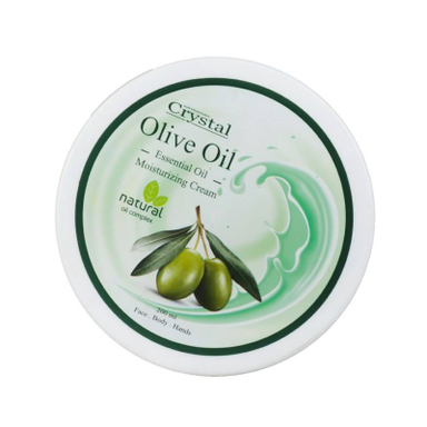 کرم مرطوب کننده کریستال (Crystal) حاوی روغن زیتون 200 میلی‌لیتر