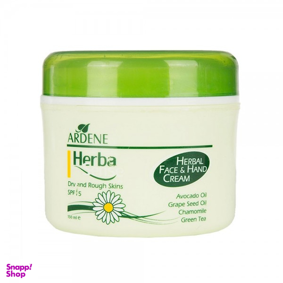 کرم مرطوب کننده دست و صورت گیاهی هرباسنس (Hereba Sense) با SPF 15 حجم 150 میلی‌ لیتر
